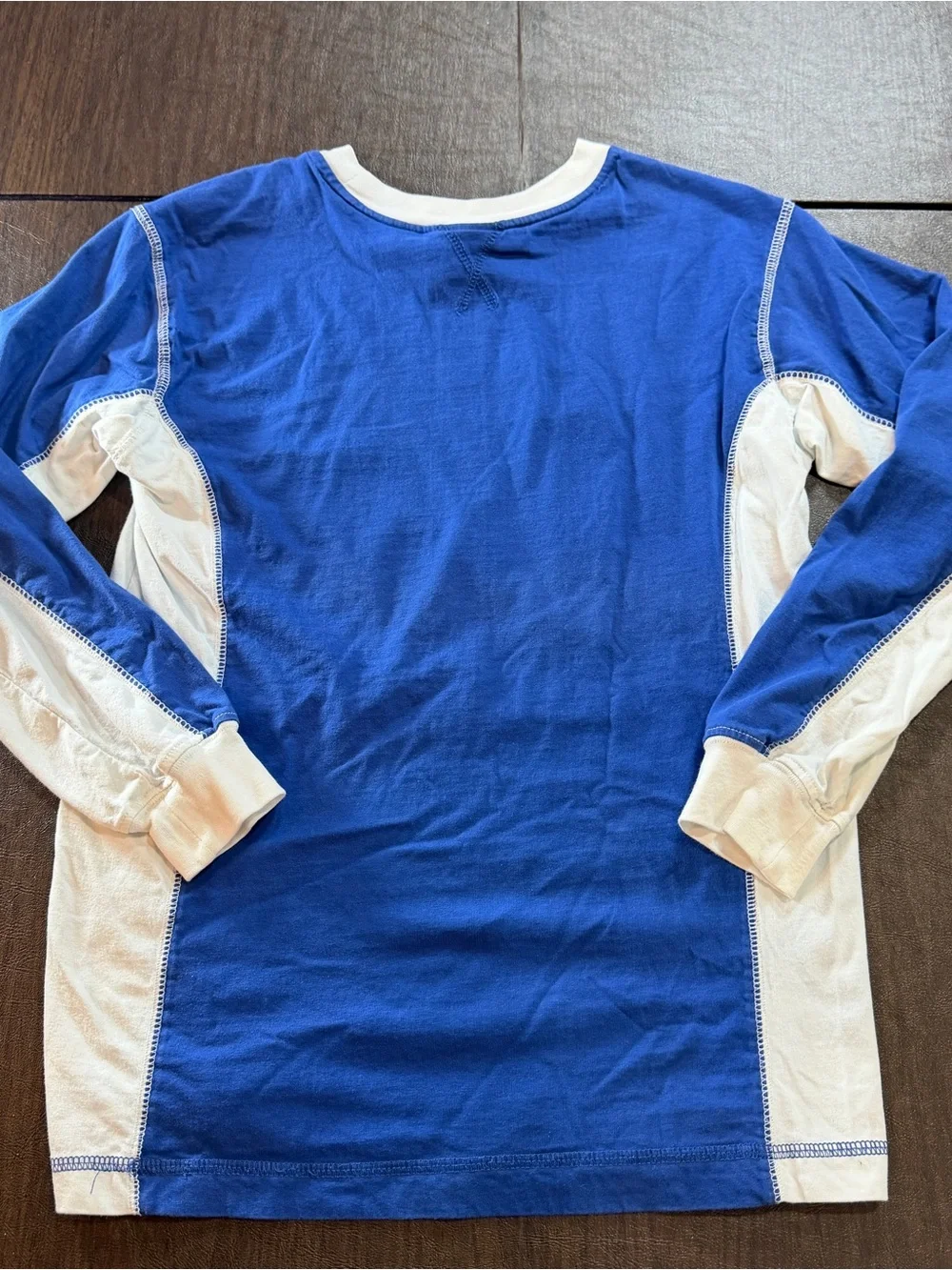Reebok Colts Youth Horseshoe Graphic Long Sleeve Shirt Sz M (10-12)